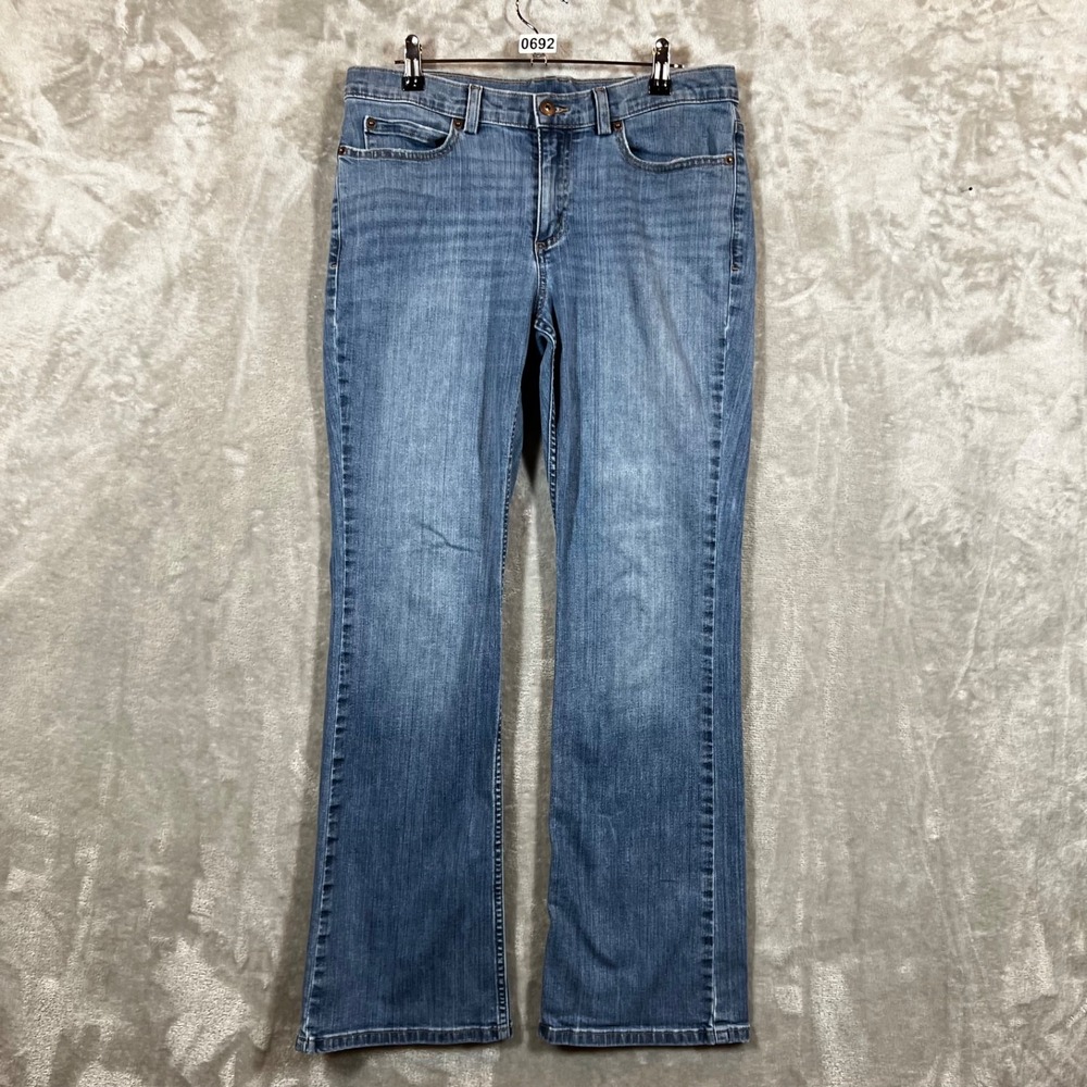 Duluth Trading Co Bootcut Jeans Women's 10‎ Workwear Stretch Western Cowgirl